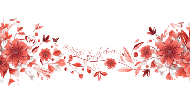 Set of bougainvillea flower branch iolated on transparent background . A great wall back groud flower frame and lovely frame.