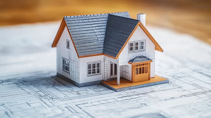 3d wireframe render of a house