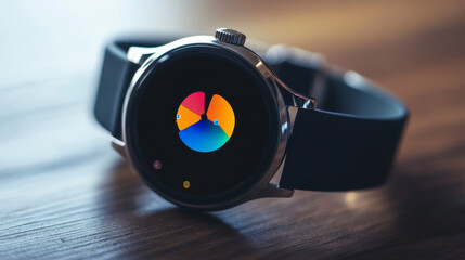 Vector logo smart watch. Logo in the form of smart watches