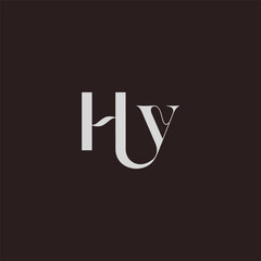 Initial Letter HY Logo Design Outstanding Creative Modern Symbol  Sign