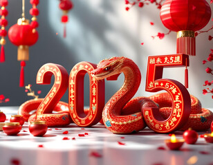 Gong xi fa cai 2025 Snake year, May this year bring you happiness, peace, and prosperity. Here's to a fresh start and new beginnings