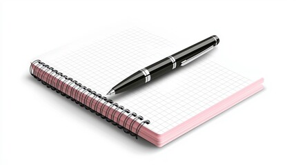 Naklejka premium Minimalism Pen & Notebook Set