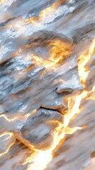 Strategic thinking in hyperrealistic art face emerging from stone studio digital artwork intimate conceptual representation