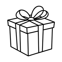 gift box with ribbon bow