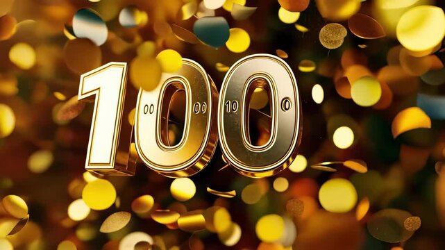 the number is 100. Selective focus