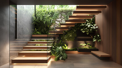 staircase in the house