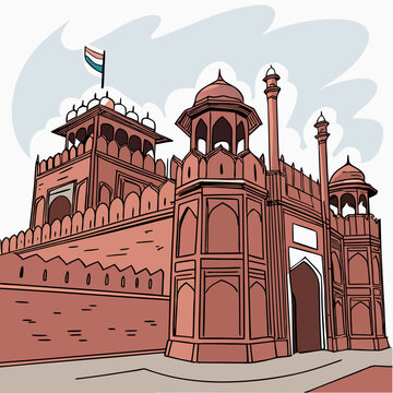 Lal Kila In Delhi India