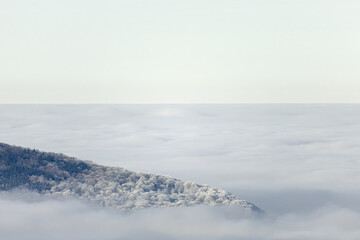 Brouillard sur la vallée du Lison - Doubs