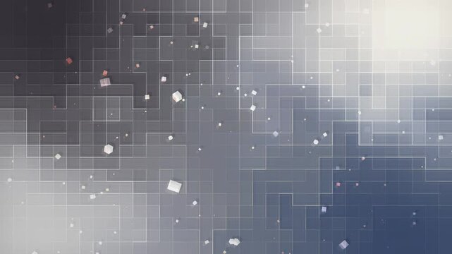 Cube Abstraction Background White and Black