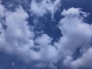 Obraz premium blue sky with clouds