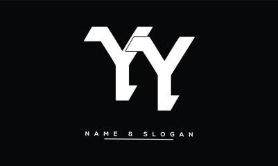 Obraz premium YY Abstract Letters Logo Monogram