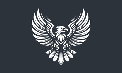 The eagle is one of the largest and most powerful birds of prey, so it is often a symbol of strength and courage.