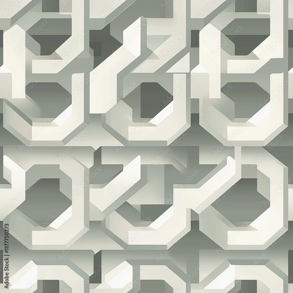 Poster minimalist linear seamless pattern design with geometric shapes contemporary art abstract style indu