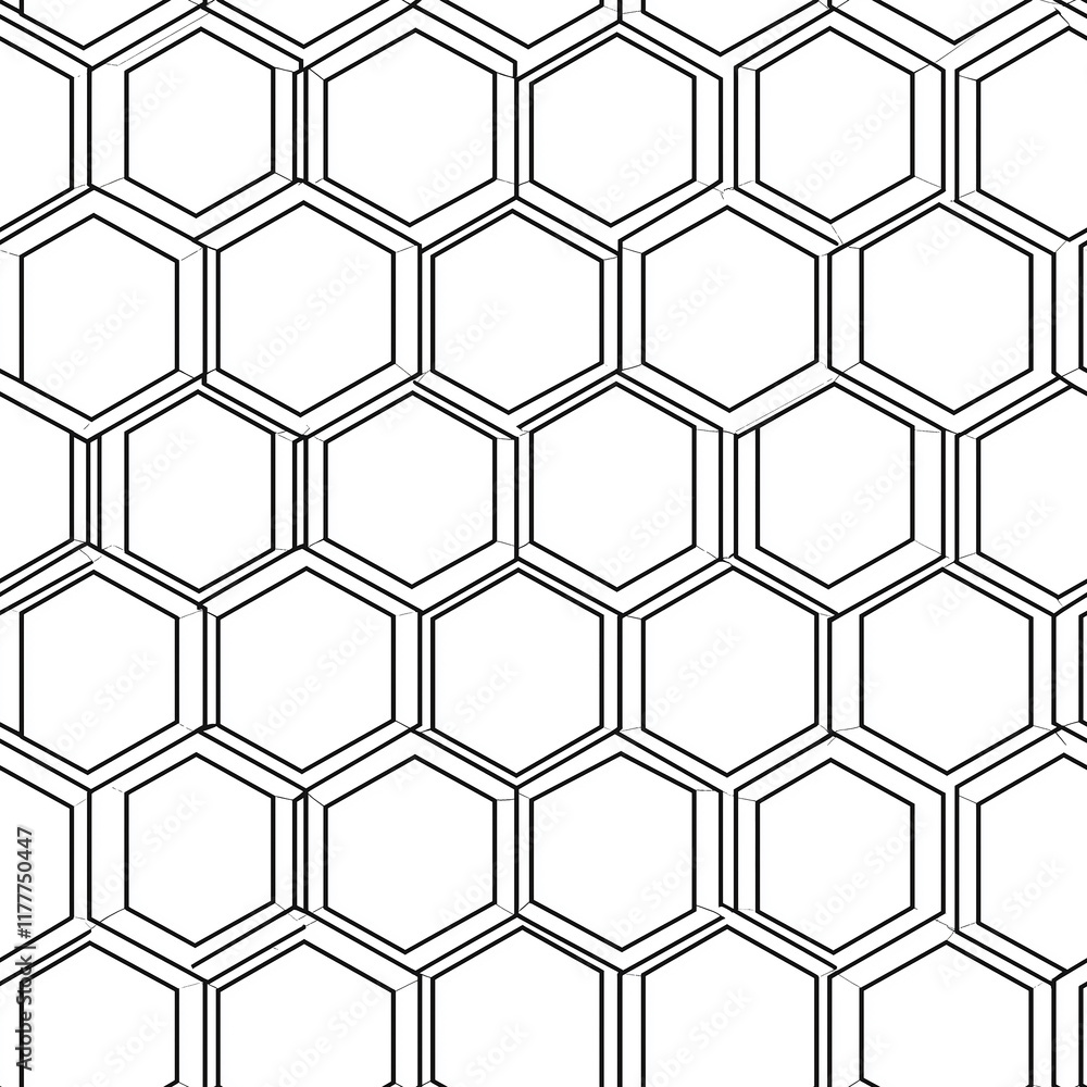 Poster minimalist linear seamless pattern design geometric shapes black and white background modern aesthet
