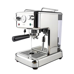 Modern Espresso Machine Ready to Brew Delicious Coffee