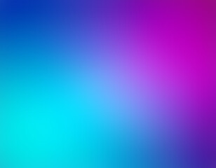 Fototapeta premium A vibrant gradient blends cyan blue into deep purple hues.