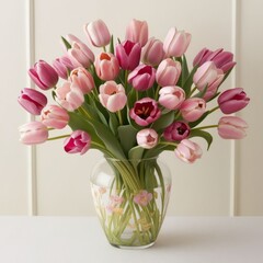 Fototapeta premium tulips in vase