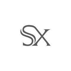 Initial Letter SX Logo Design Outstanding Creative Modern Symbol  Sign