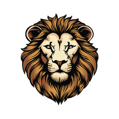 Obraz premium lion head illustration 