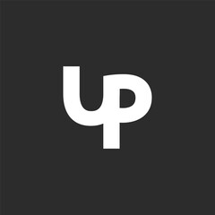 Initial Letter UP Logo Design Outstanding Creative Modern Symbol  Sign