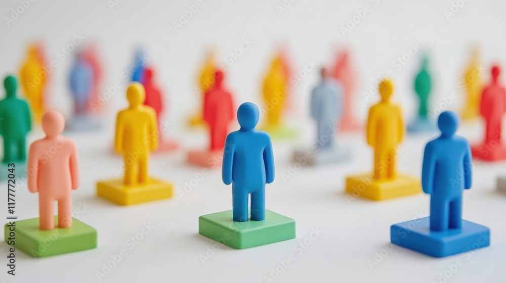 Poster setting up a virtual team meeting with avatars enhancing collaboration a digital workspace