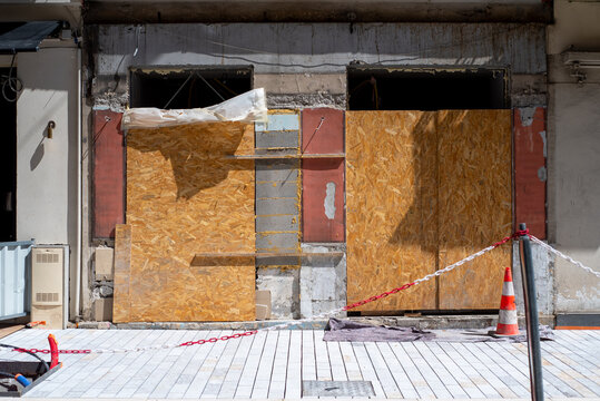 Construction works in the street