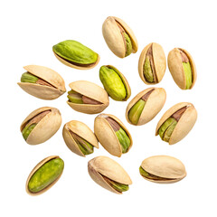 Fresh Pistachios with Leaves, Perfect for Food Photography