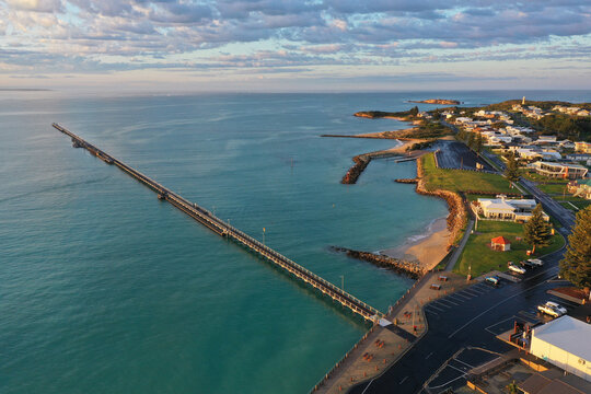 Beachport jetty. Beachport. South Australia.