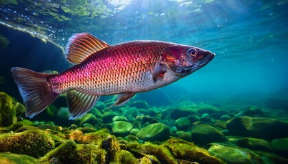 Naklejka premium fish in aquarium