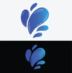 water drop vector icon symbol design