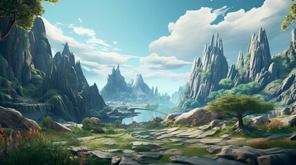 A photo of a virtual reality adventure game