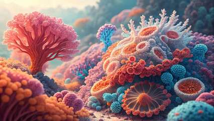 Obraz premium coral reef in the sea