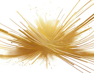 Obraz premium gold splatter with very thin lines ,simple pattern, as an advertising texture, isolated