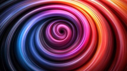 Obraz premium Vibrant Swirling Colors in Abstract Design Representing Motion, Energy, and Harmony in Creative Artistry for Backgrounds and Visual Projects