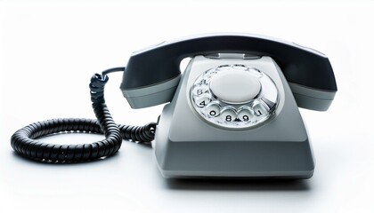 vintage landline phone, AI generated