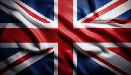 Union Jack flag of the United Kingdom, AI generated