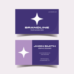 Modern corporate business card design, suitable for all corporate companies and institutions. All elements and vectors are fully up-to-date.