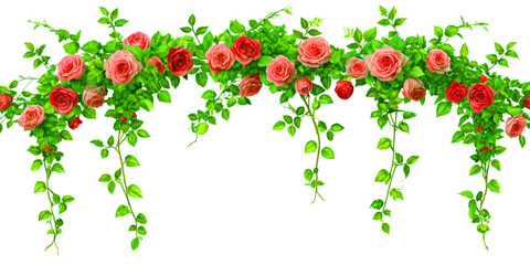 A decorative green arch adorned with leaves and flowers, perfect for weddings or garden events. Green Ivy decoration