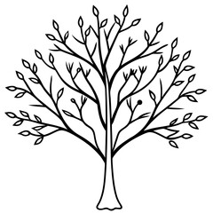 Twisting Roots The Journey of Life in Vector Art