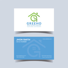 Modern corporate business card design, suitable for all corporate companies and institutions. All elements and vectors are fully up-to-date.