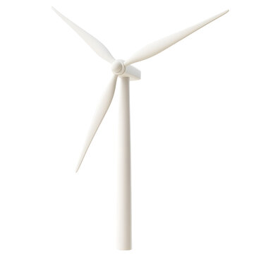 recommend clip art: wind turbine isolated on white
