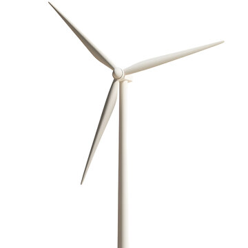 recommend clip art: wind turbine isolated on white