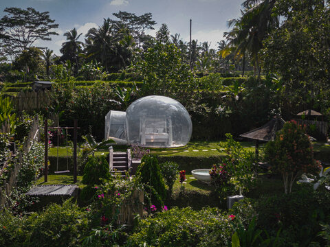 Bubble hotel, Ubud, Indonesia