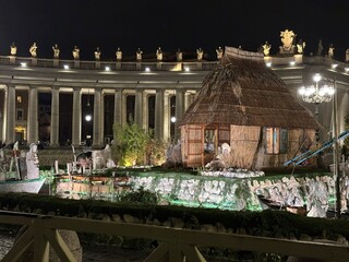 Nativity represented in St. Peter's Square. For the Jubilee Year 2025