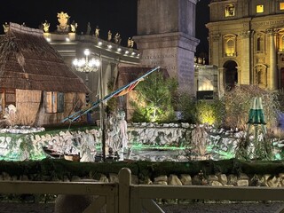 Nativity represented in St. Peter's Square. For the Jubilee Year 2025