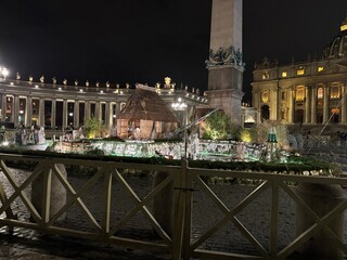 Nativity represented in St. Peter's Square. For the Jubilee Year 2025