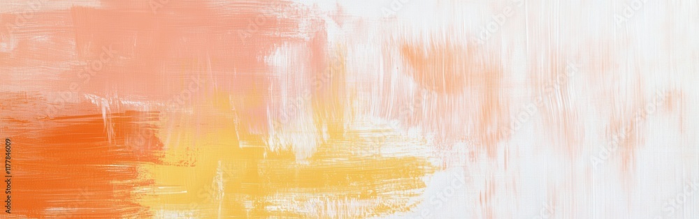 Poster Abstract pastel brushstrokes create a dynamic interplay of colors and textures in artistic expression
