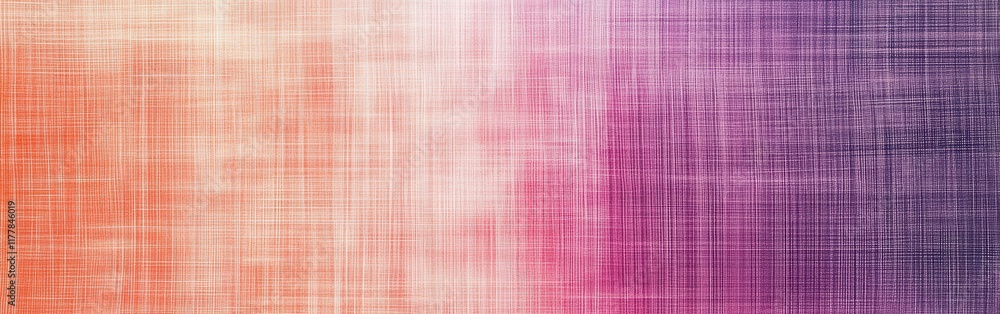 Aufkleber Exploration of muted pencil strokes creating a smooth gradient from orange to purple in a captivating abstract composition