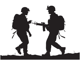 Naklejka premium American veteran soldier Vector Art, Icons, and Graphics