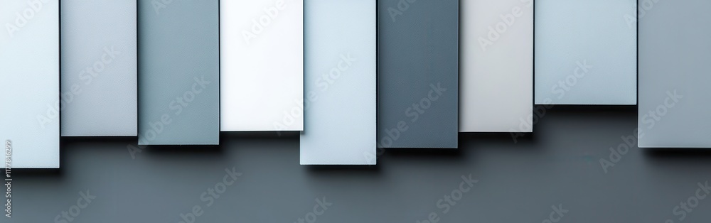 Aufkleber Elegant abstract background featuring varying shades of gray designed to evoke calmness and simplicity in a modern space